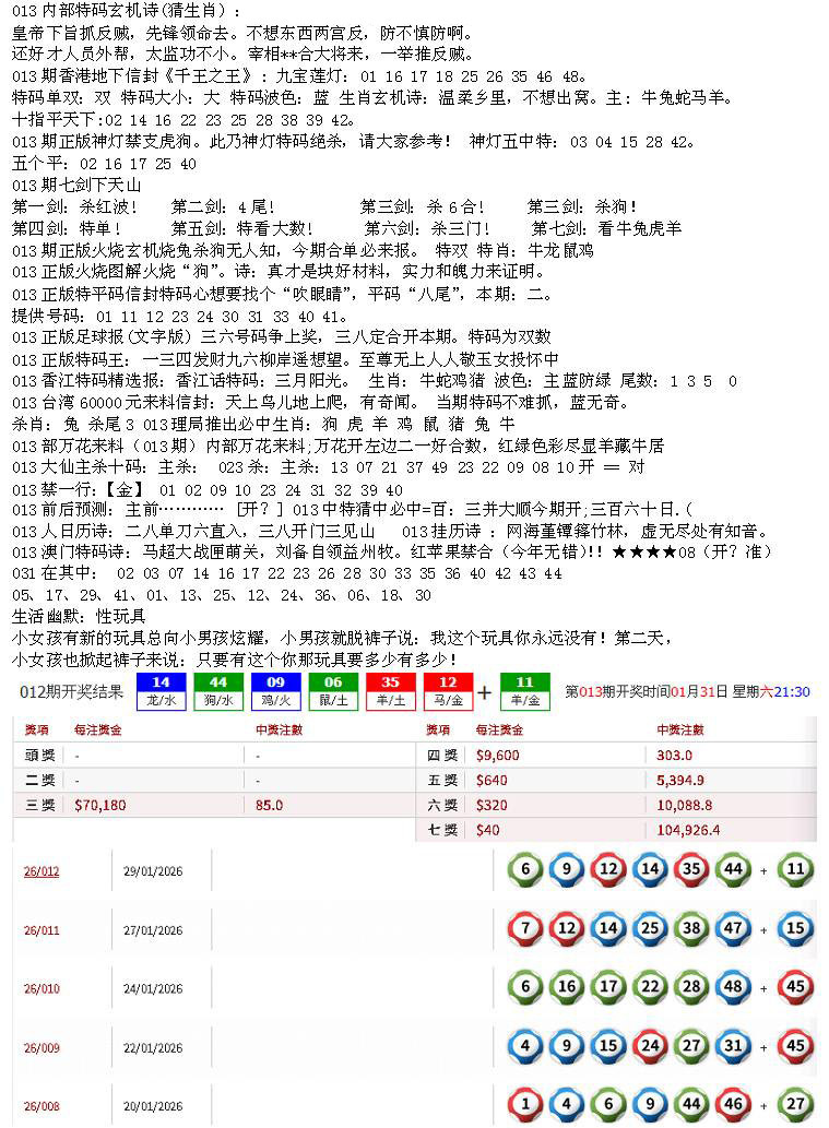 013期五星报B[图]